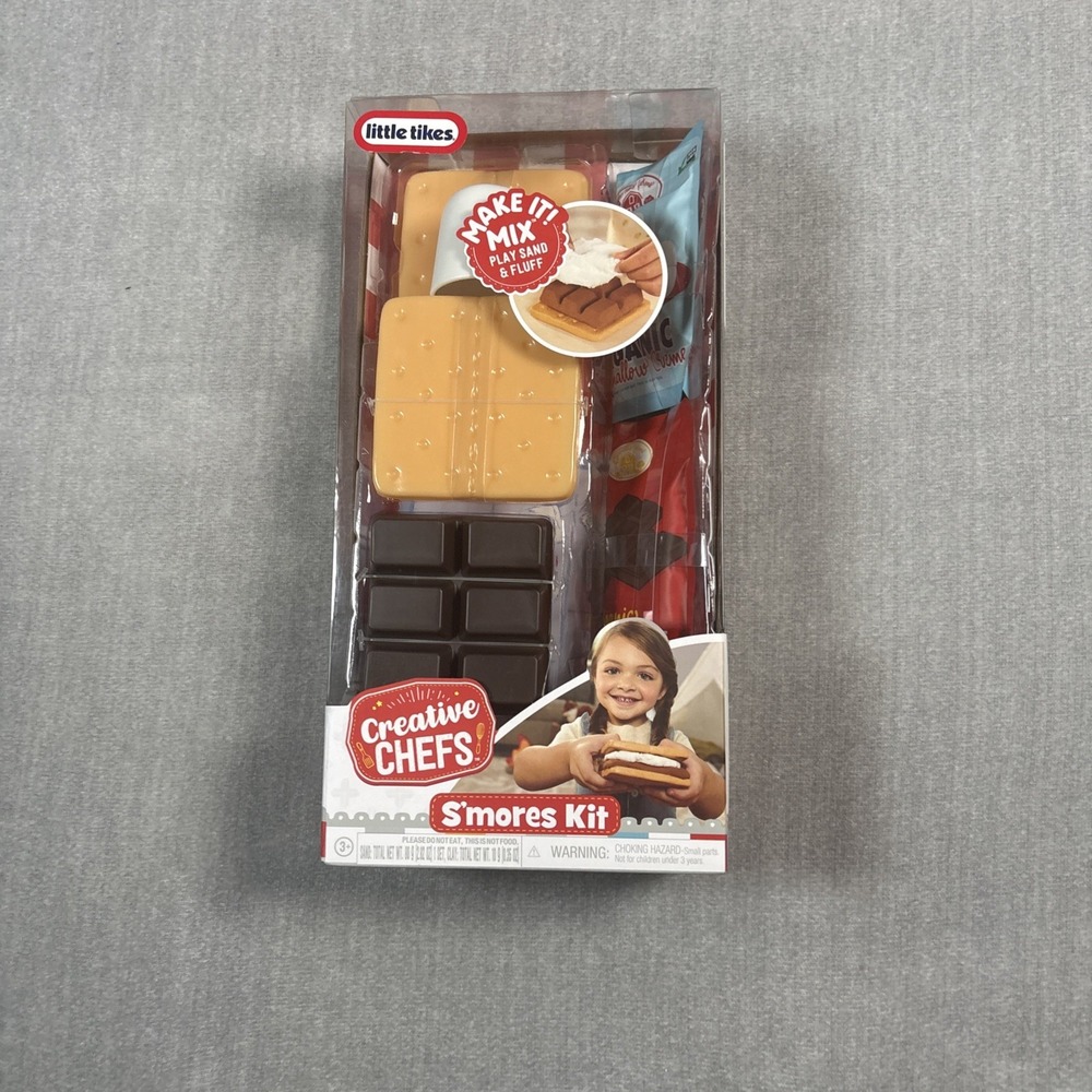 Little Tikes Creative Chefs S’mores Kit Pretend Play Food Set 643163 New